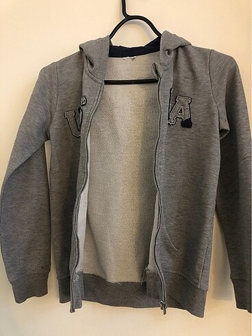 U.S Polo Assn. USPA Gri rengi ile Sweatshirt