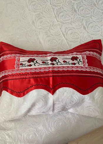 İşlemeli Çift Kişilik Pike Takımı - Görsel 3