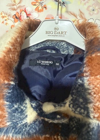 Düğmeli, Uzun Kollu Kadın Yün Gömlek astarlı ceket - Görsel 3