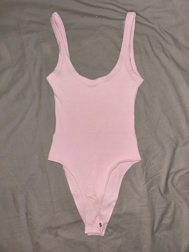 Zara Pembe Fitilli Body - Görsel 2