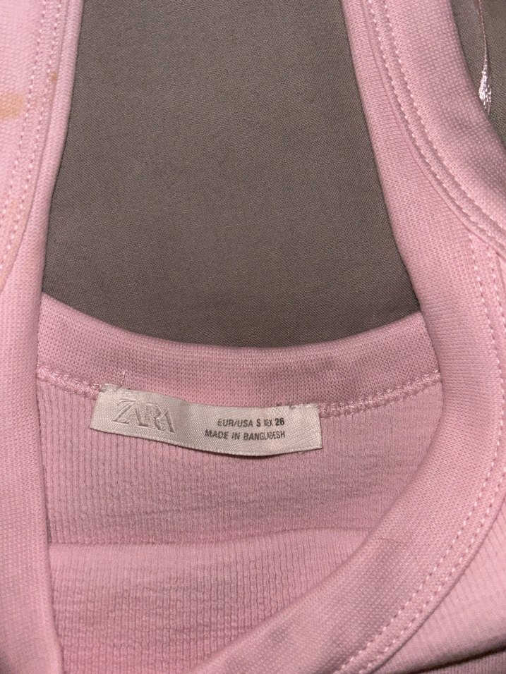 Zara Pembe Fitilli Body - Görsel 3