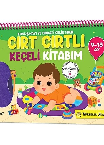 Yükselen zeka çırt cırtlı keçeli etkinlik kitabım