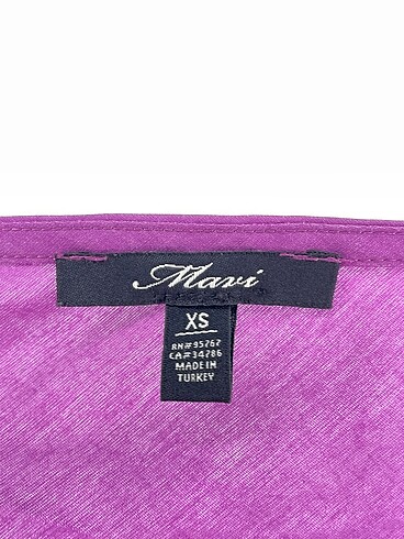 xs Beden mor Renk Mavi Jeans Bluz %70 İndirimli.
