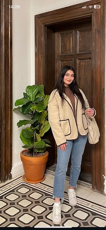 Zara Düğmeli hırka
