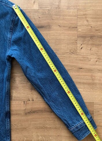 s Beden Mavi denim kot gömlek