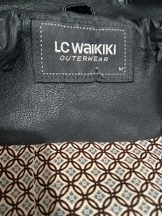 LC Waikiki siyah deri ceket