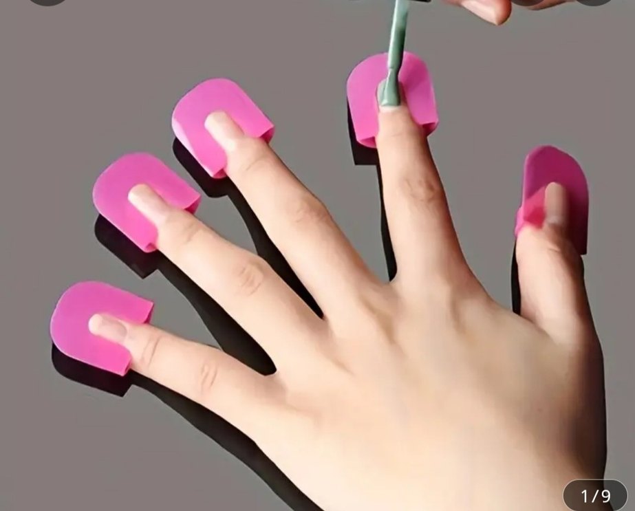 Yumuşak Plastik Tırnak oje Seti - Pastel Pembe - Görsel 2