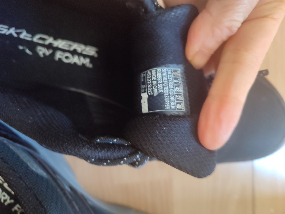 siyah erkek Spor Ayakkabı Velcro Bağcıklı - Görsel 4