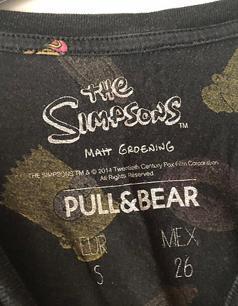 the simpsons tişört