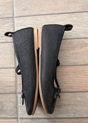 Kız Çocuk Siyah Fiyonk Detaylı Babet - Görsel 6