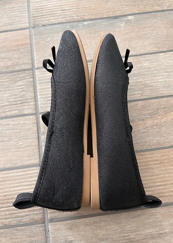 Kız Çocuk Siyah Fiyonk Detaylı Babet - Görsel 5