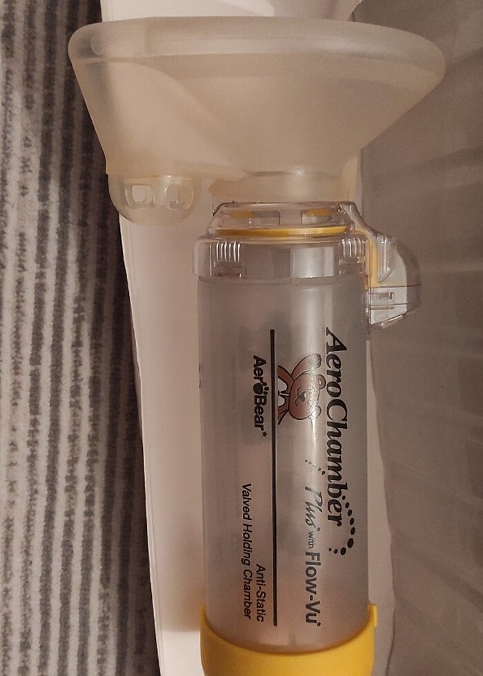 Aerochamber bebek yüz maskesi 1.5 yaş  - Görsel 3