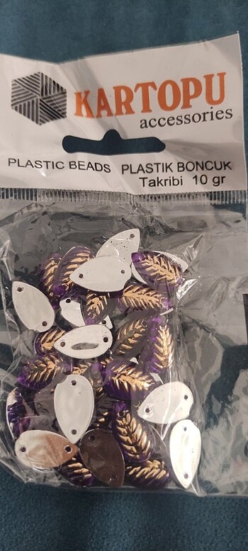 Kartopu plastik boncuk - Görsel 9