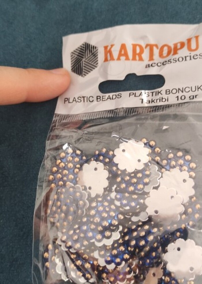 Kartopu plastik boncuk - Görsel 2