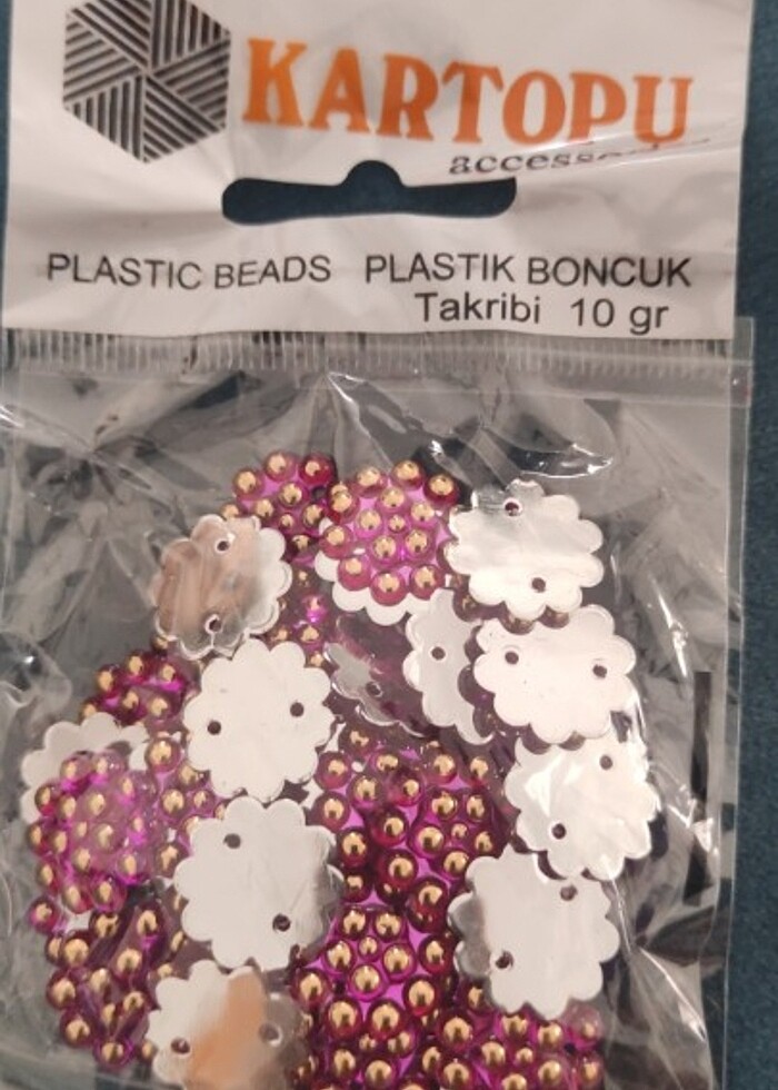 Kartopu plastik boncuk - Görsel 4