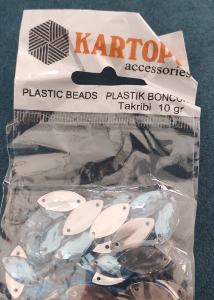 Kartopu plastik boncuk - Görsel 5