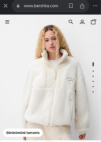 Bershka yünlü ceket