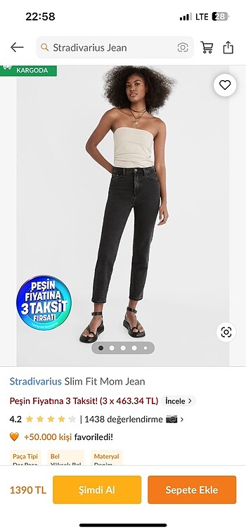Stradivarius jean