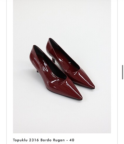 Bordo rugan 40 numara