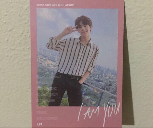 Skz jeongin fotokart
