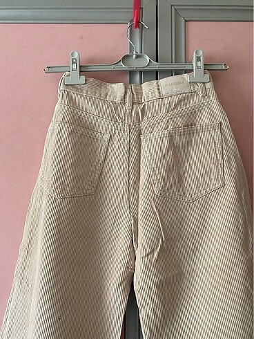 xs Beden camel Renk stradivarius kadife pantolon