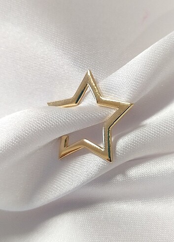 Altın kaplama yıldız earcuff küpe deliksiz küpe 