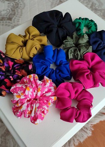 Renkli Elastik Kadın Saç Tokaları - Görsel 2