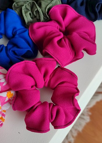 Renkli Elastik Kadın Saç Tokaları - Görsel 3