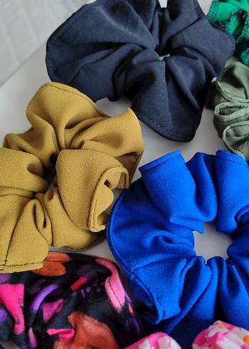 Renkli Elastik Kadın Saç Tokaları - Görsel 4