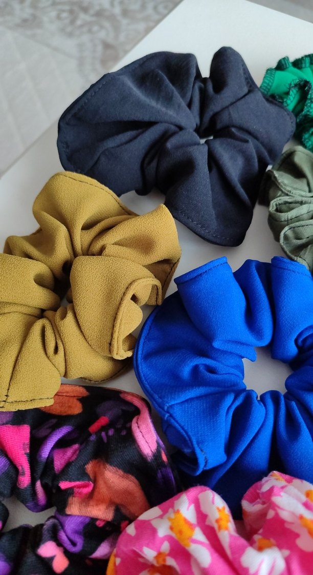 Renkli Elastik Kadın Saç Tokaları - Görsel 4