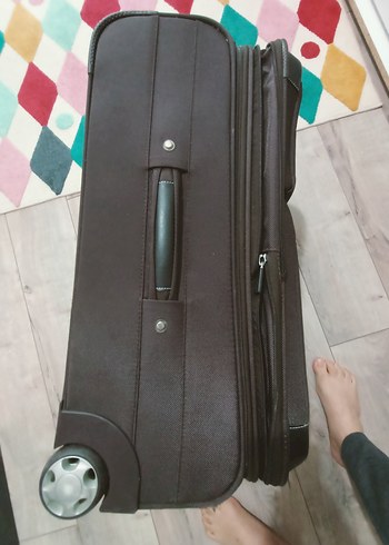 Kappa Marka Kahverengi Erkek Valiz - Görsel 6