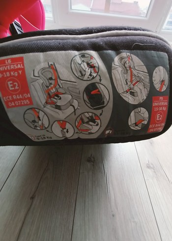 Kırmızı Ferrari Çocuk Araba Koltuğu - Görsel 7