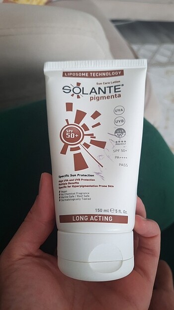 Solante güneş kremi 