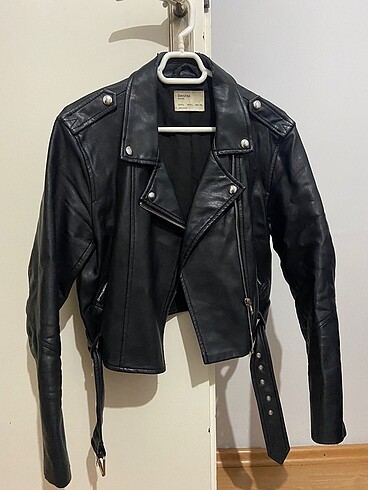 bershka biker deri ceket