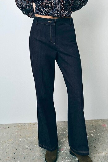 Zara kot pantolon baggy