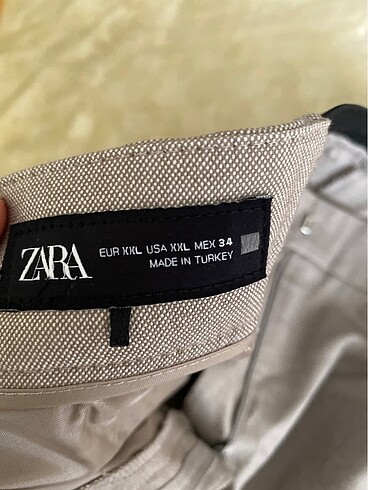 xxl Beden Orijinal Zara kumaş pantolon