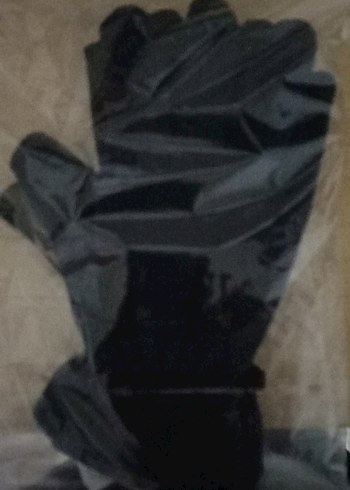 Erkek  Mavi Polar Eldiven Velcro - Görsel 3