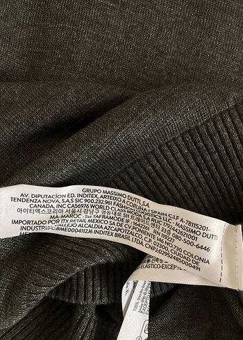 Gri  yeşil arası Keten Polo Yaka Erkek Kazak - Görsel 4