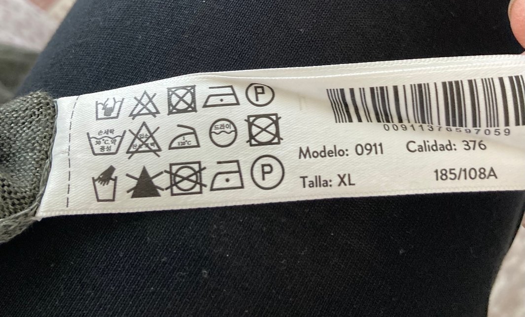 Gri  yeşil arası Keten Polo Yaka Erkek Kazak - Görsel 5