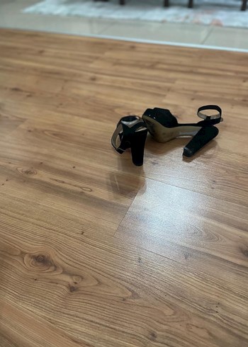 Siyah Stiletto Topuklu Kadın Ayakkabı - Görsel 5