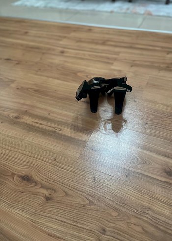 Siyah Stiletto Topuklu Kadın Ayakkabı - Görsel 3