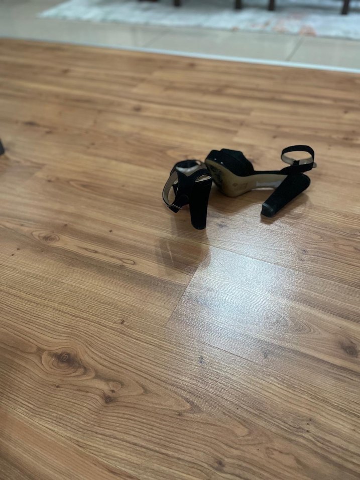 Siyah Stiletto Topuklu Kadın Ayakkabı - Görsel 5