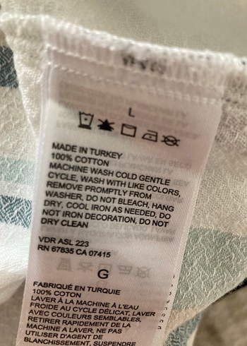 Bej Çizgili Kısa Kollu Erkek Gömlek - Görsel 3