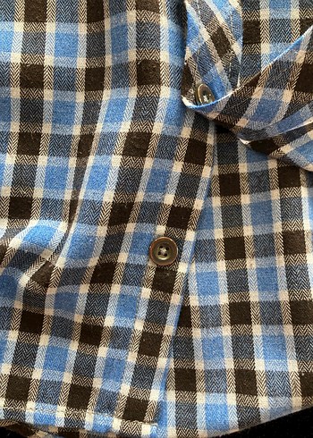 Mudo L Mavi Kareli Erkek Gömlek - Görsel 4