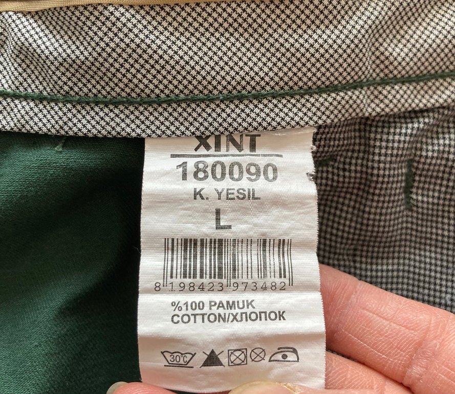 Kemerli Koyu Yeşil Erkek Mini Şort - Görsel 5