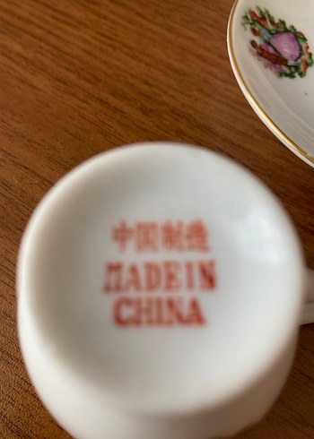 Fragonard Desenli Porselen Kahve Fincan Takımı - Görsel 4