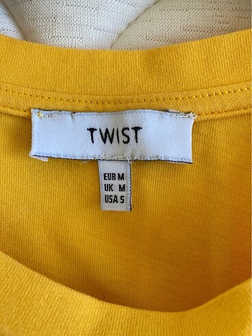 l Beden Twist marka M sarı tişört
