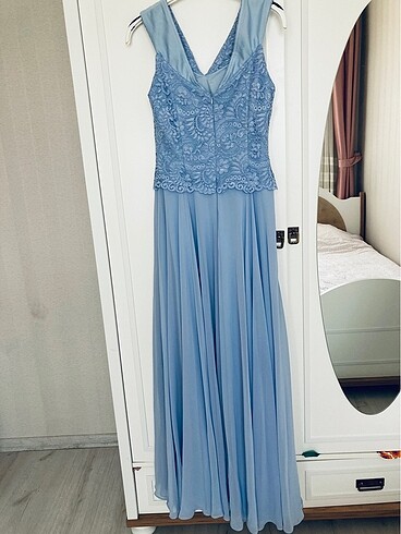 Mavi36 beden abiye elbise - Görsel 3