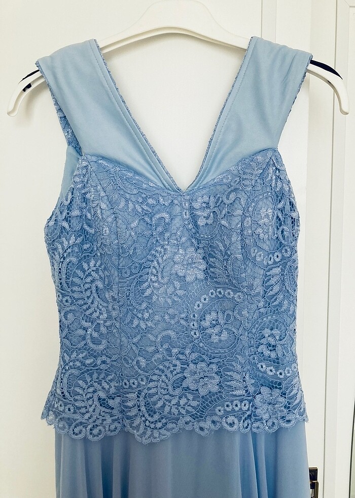 Mavi36 beden abiye elbise - Görsel 2