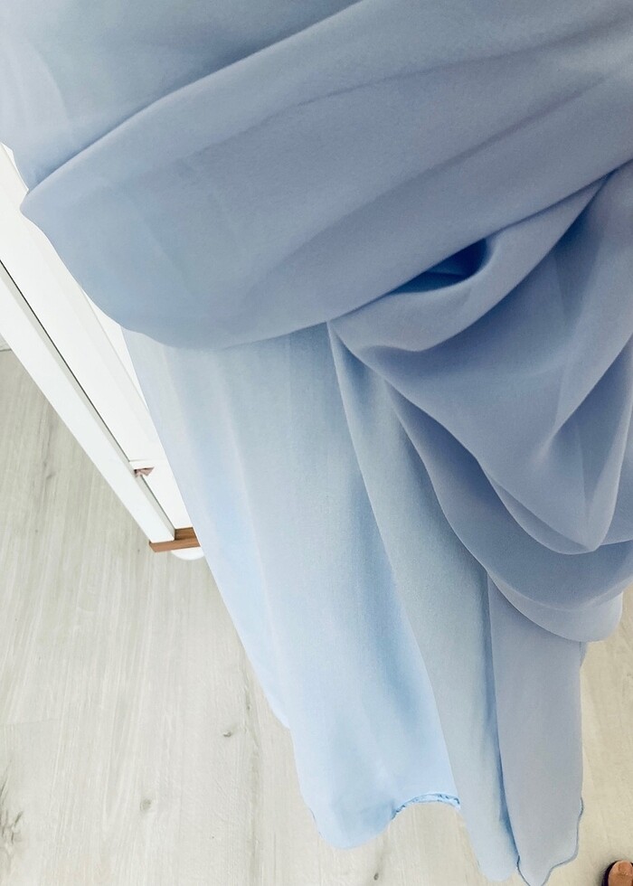 Mavi36 beden abiye elbise - Görsel 5